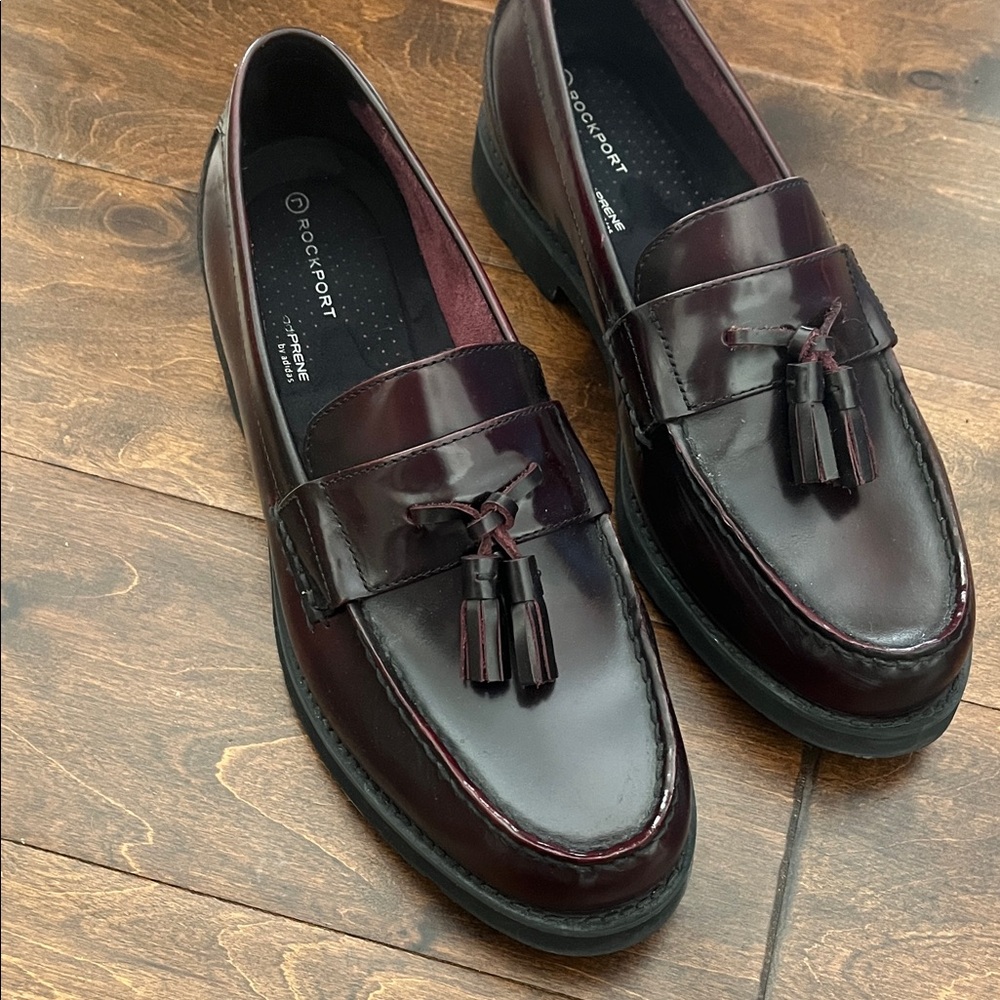 Rockport Men's Tassel Loafers in Burgundy